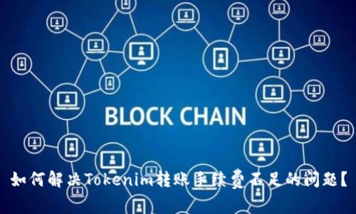 如何解决Tokenim转账手续费不足的问题？